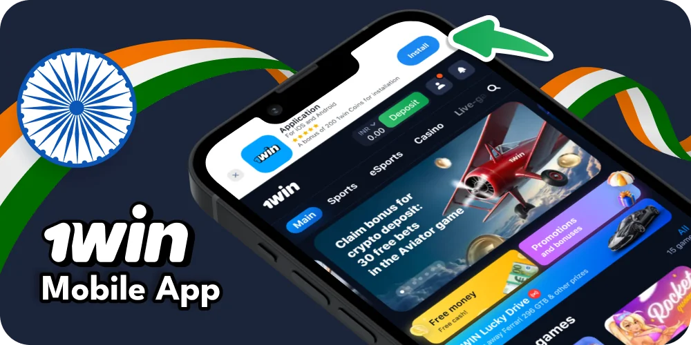 Play casino games and bet on sports using 1win mobile App